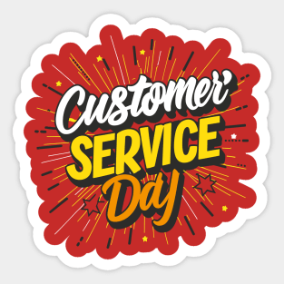 Customer Service Day – January Sticker